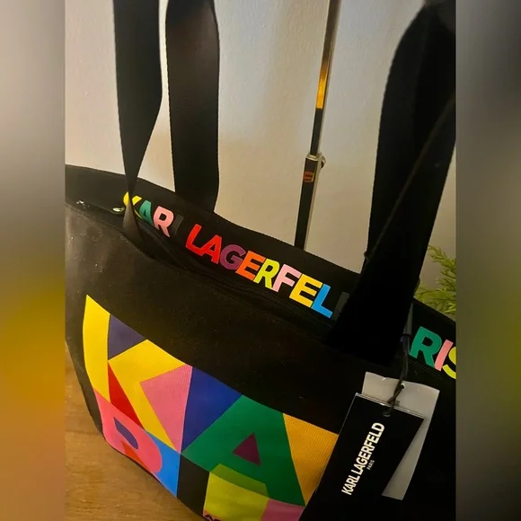 Karl Lagerfeld Paris Logo Tote - Picture 3 of 7
